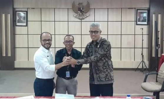 Alias Hadiri Rekonsiliasi dan Penandatanganan BAR Pajak Semester I 2025 di Jambi