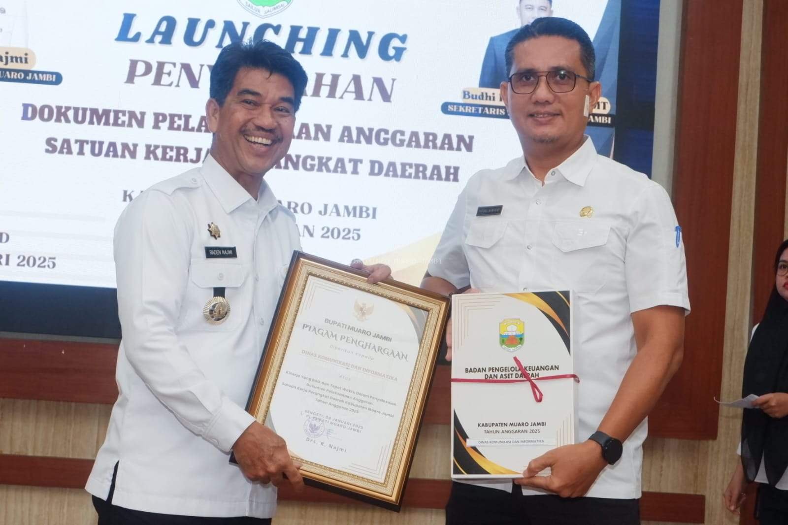 Launching Dokumen Pelaksanaan Anggaran (DPA) Satuan Kerja Perangkat Daerah (SKPD) Kabupaten Muaro Jambi Tahun Anggaran 2025