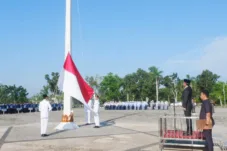 Wabup Muaro Jambi Junaidi H. Mahir Pimpin Upacara Hari Lahir Pancasila 2025