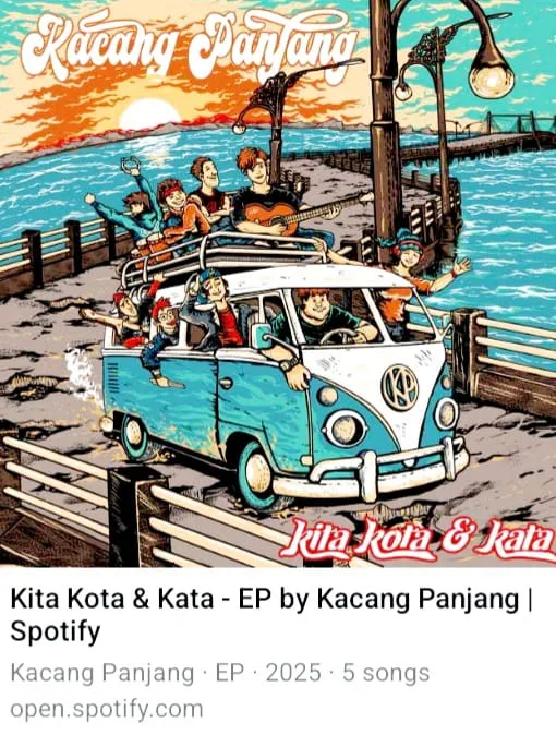 Reageska "Kacang Panjang" Rilis Mini Album Perdana: Kita, Kota & Kata