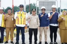 Gubernur Al Haris Tinjau Progres Jalan Tol Pijoan–Sebapo–Bayung Lencir, Target Selesai Tepat Waktu
