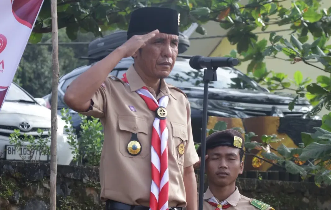 Hari Pramuka di SMKN 9 Muaro Jambi: Tekankan Disiplin, Kepemimpinan, dan Karakter Siswa