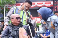 Jasa Raharja Ajak Masyarakat Tertib Berlalu Lintas di Acara Polantas Retrospeksi