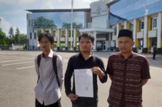 Masyarakat Demo Pengaturan Proyek di Disdikbud Tebo, Jaksa: Laporan Kita Teruskan ke Pimpinan Untuk Diperiksa