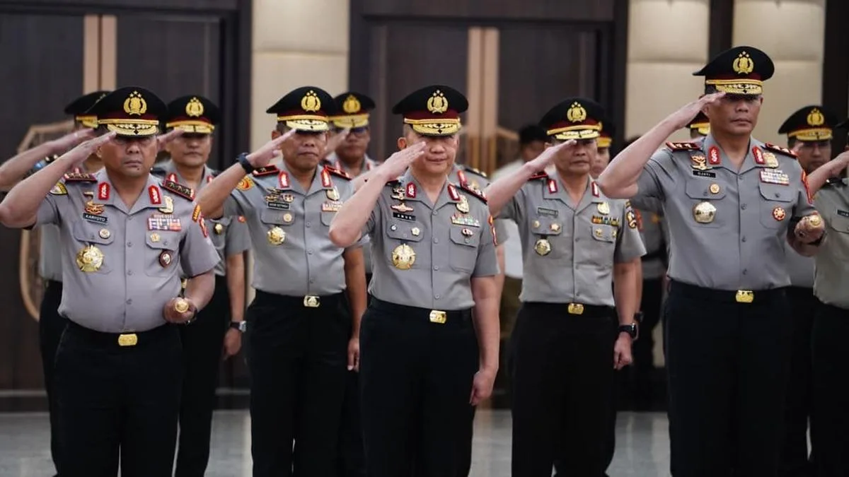 27 Pati Polri Naik Pangkat, Komjen Karyoto dan Komjen Suyudi Ario Seto Jadi Sorotan