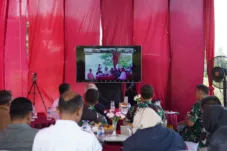 Pantau Perkembangan Gerakan Tanam Padi Serentak di Jambi: Danrem 042/Gapu Pimpin Vidcon
