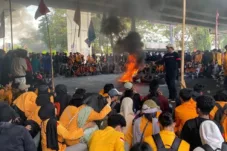 Polisi Tangkap 5 Orang saat Demo di Makassar, 1 Orang di Pangkep