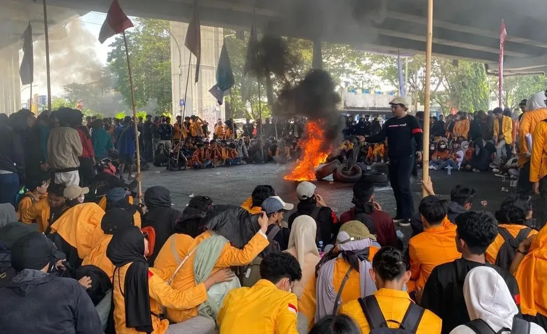 Polisi Tangkap 5 Orang saat Demo di Makassar, 1 Orang di Pangkep