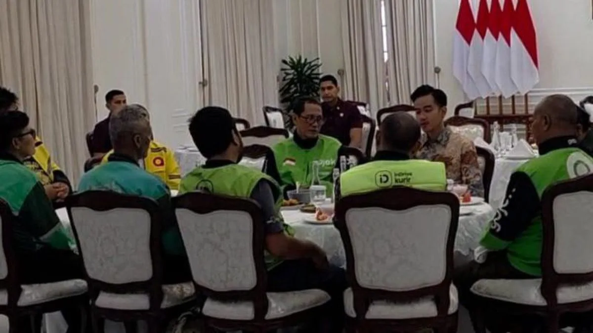 Grab, Gojek, Maxim, dan InDrive Tegaskan Perwakilan Ojol yang Temui Gibran adalah Mitra Resmi