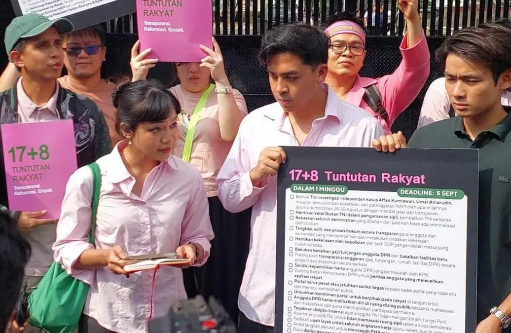 Perkembangan Tuntutan Demo 17+8: Respons DPR dan Pemerintah