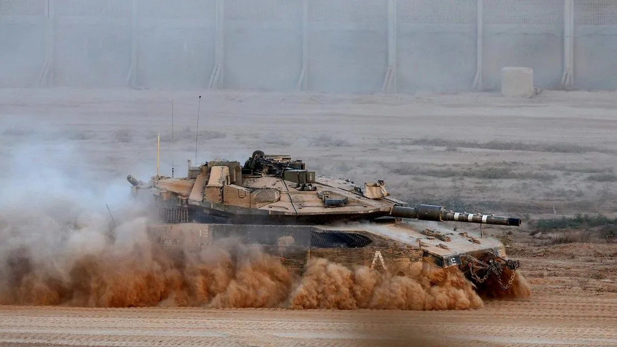 Tank Israel Diledakkan Milisi Palestina di Gaza, 4 Tentara IDF Tewas