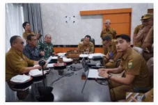 Bupati Muaro Jambi Bambang Bayu Suseno SP. MM. M.S.i, Ikuti Zoom meeting Verifikasi Lapangan Kabupaten Layak Anak (KLA)