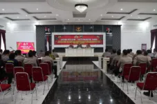 Persiapkan Pengamanan Nataru 2025/26, Kapolresta Jambi Pimpin Rapat Lapraops Lilin