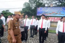 Sekda Muaro Jambi Pimpin Apel Gelar Pasukan Operasi Keselamatan 2026