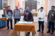 Bupati Muaro Jambi Bambang Bayu Suseno menegaskan bahwa integritas dan pencegahan korupsi harus menjadi landasan utama dalam penyelenggaraan pemerintahan serta pelaksanaan pembangunan daerah.